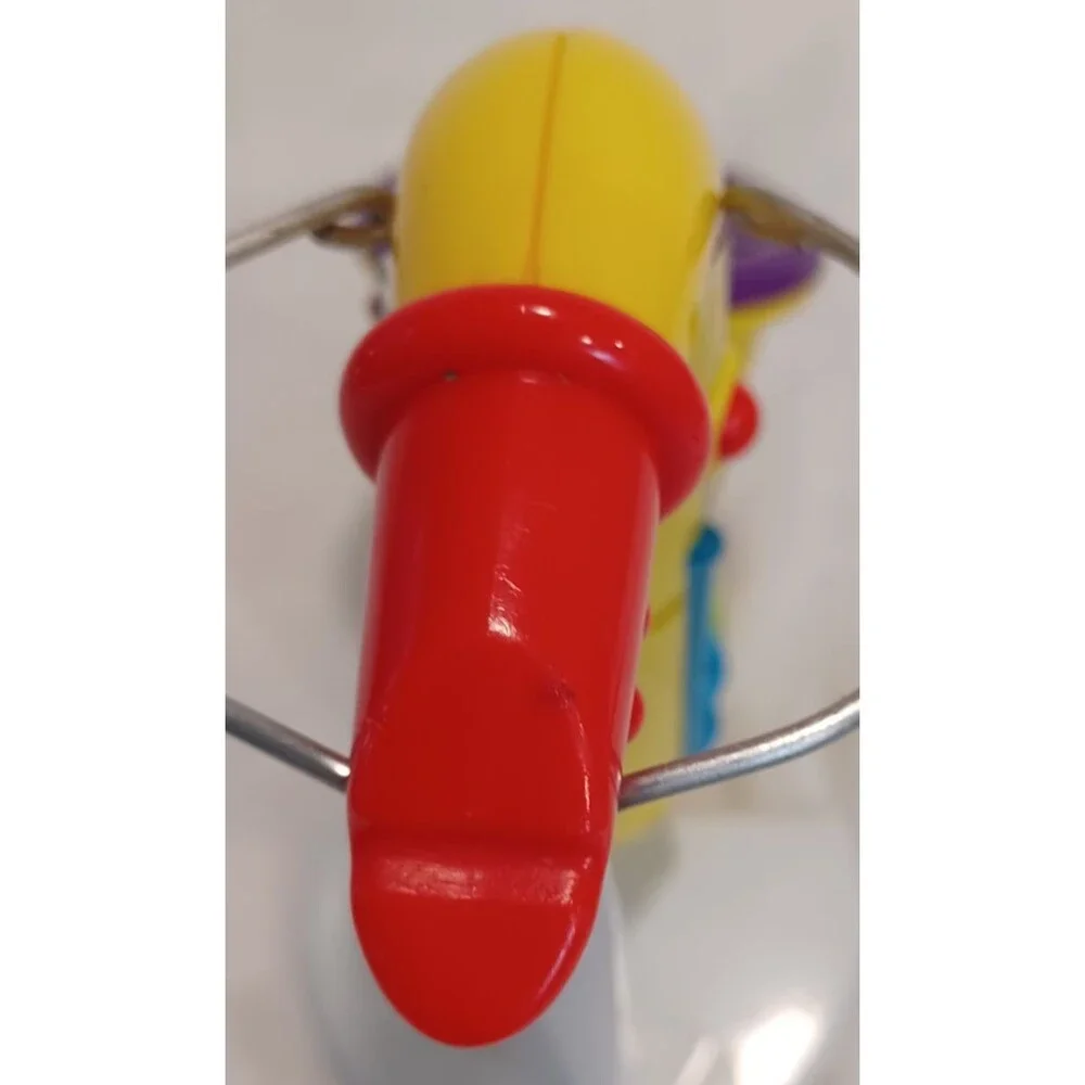 MATTEL SESAME STREET MUSICAL SAXOPHONE INSTRUMENT W/LIGHTS VINTAGE 1999 WORKS